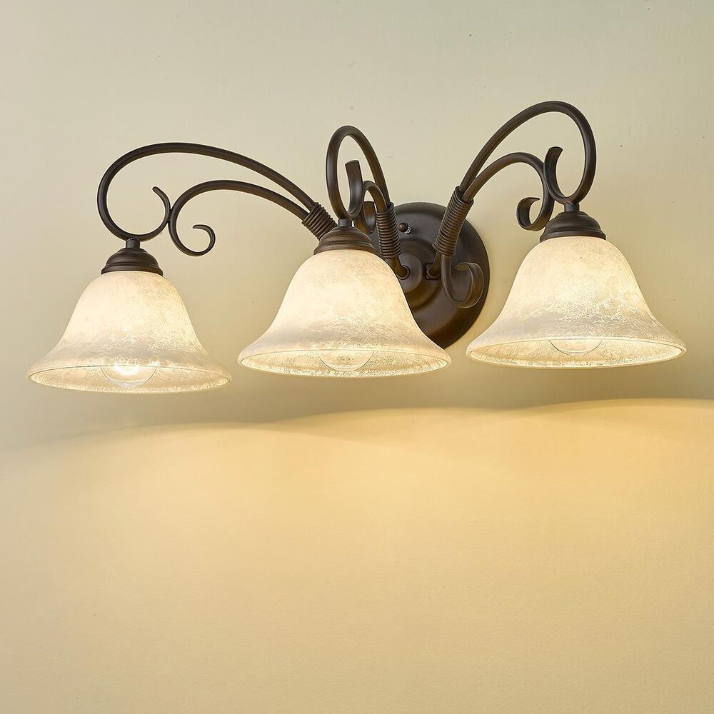 Golden Lighting Homestead 3-Light Bath Vanity in Rubbed Bronze, , large