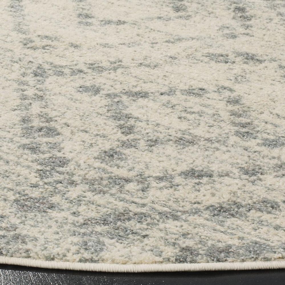 Safavieh Adirondack ADR131T-6R 6&#39; Round Ivory and Light Blue Area Rug, , large