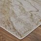 Feizy Aura 3"11" x 6" Ivory and Gold Area Rug, , large