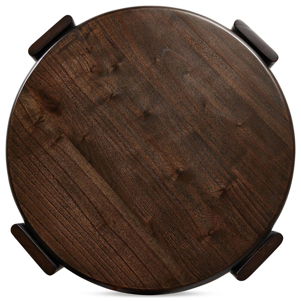 Four Hands Aidan End Table in Matte Brown Neem, , large