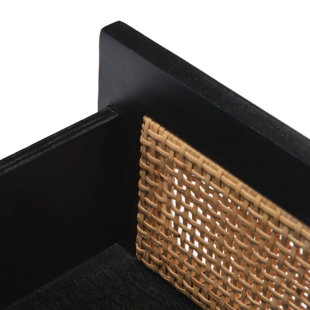 Safavieh Tegan 2-Drawer Nightstand in Black, , large