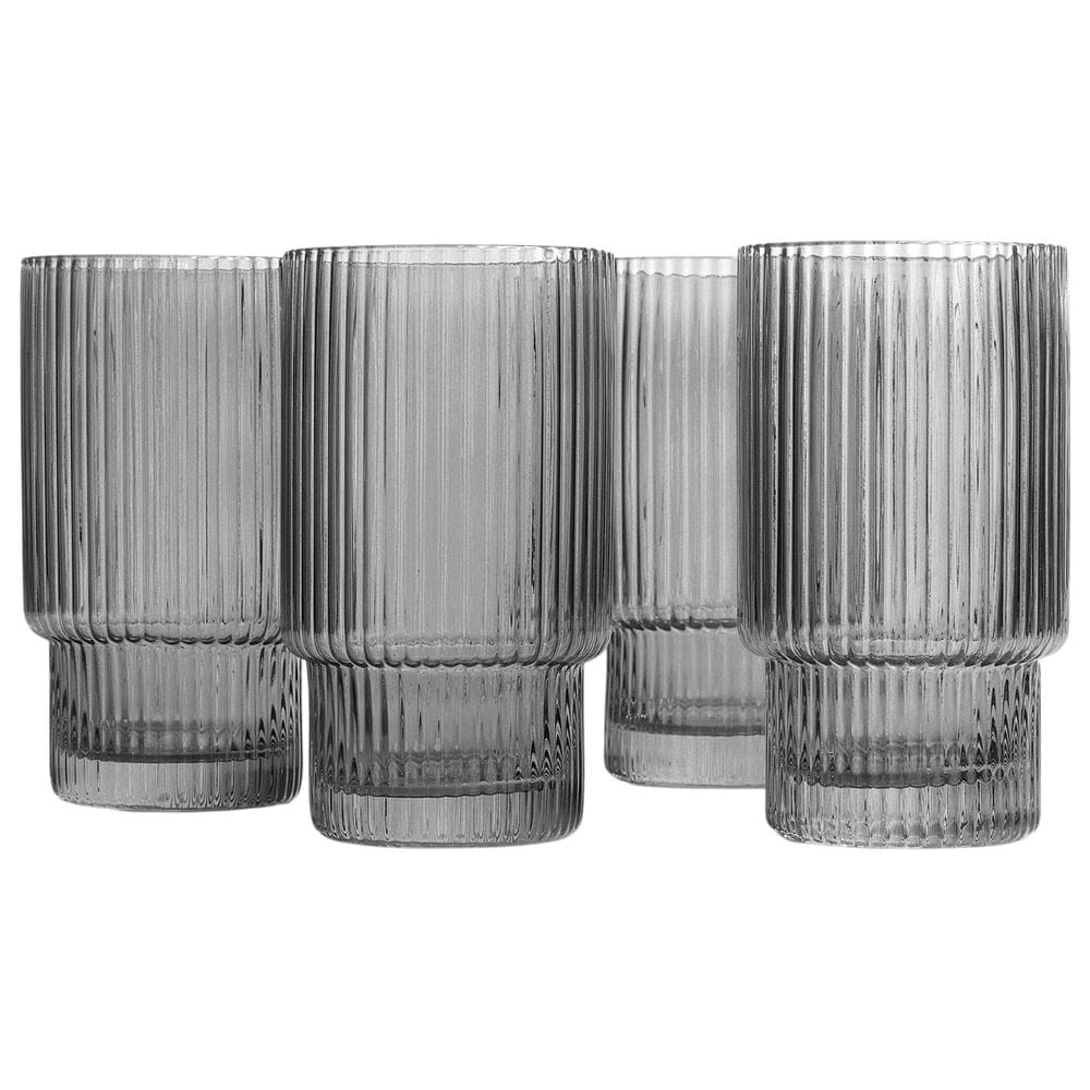 Godinger Silver Sullivan Street Highball in Smoke (Set of 4), , large