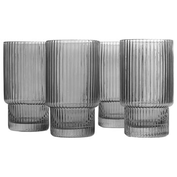 Godinger Silver Sullivan Street Highball in Smoke (Set of 4), , large