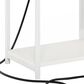 HOMLUX 19.7"3-Tier End Table in White, , large