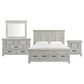 Mayberry Hill McCoy 4-Piece King Storage Bedroom Set in Antique White, , large