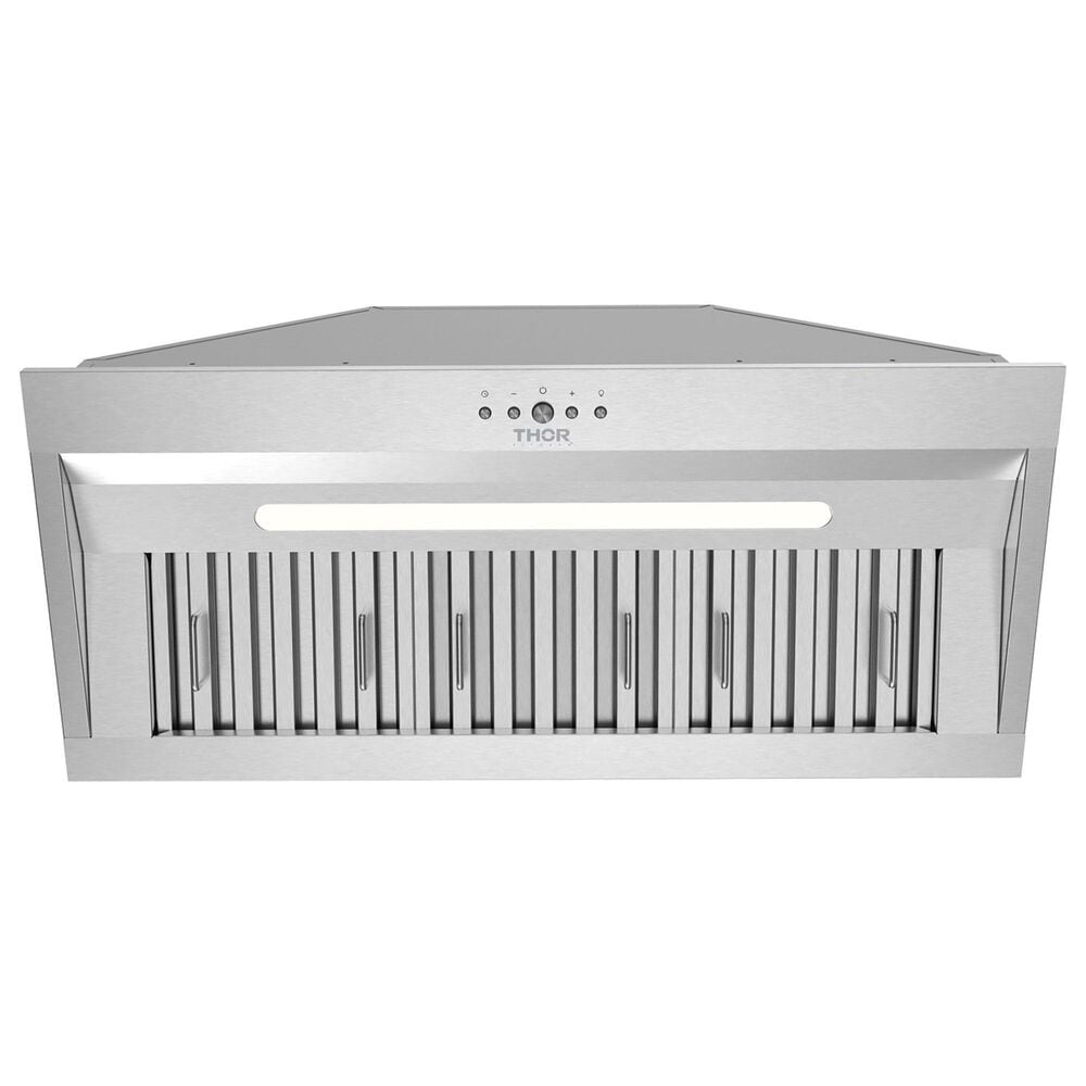 Thor Kitchen 34" Liner Range Hood with Baffle Filters and Strip Light in Stainless Steel, , large