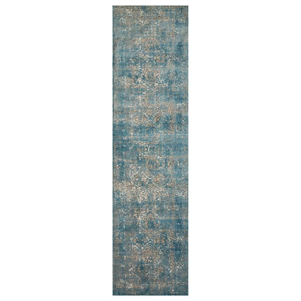 Loloi Millennium MV-05 2"8" x 10"6" Blue and Taupe Runner, , large