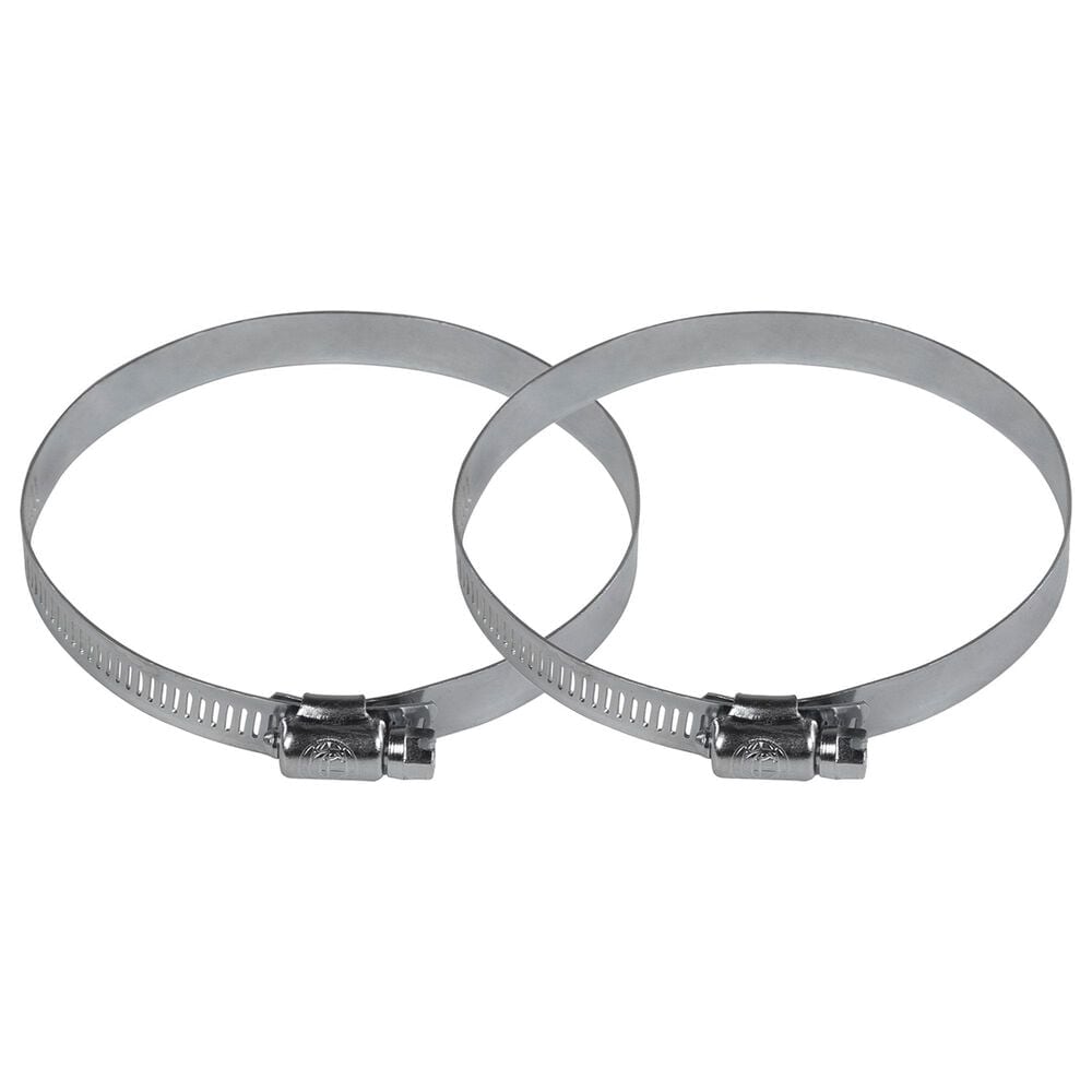 Electric Dryer Duct Kit with 4-Wire Cord, 8' Hybrid Vent Duct and Clamps in Black and Silver, , large