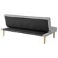 Lifestyle Solutions Salem Convertible Sofa in Light Gray, , large