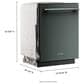 KitchenAid 24" Third Rack Dishwasher with Bar Handle, ProDry System in Juniper, , large