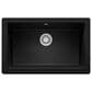 Blanco Vintera 30" Super Single Apron Farmhouse Sink in Coal Black, , large