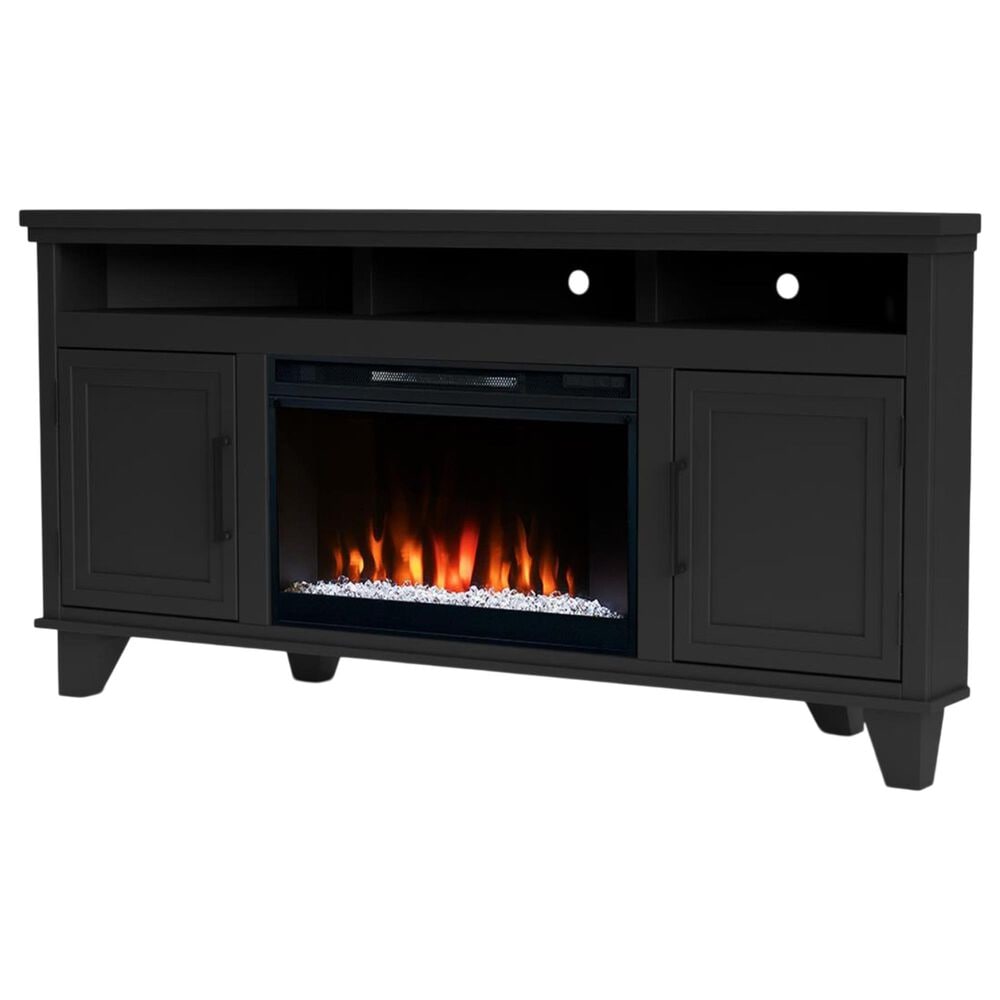 Legends Home Sonoma 64" Corner Fireplace Console in Seal Skin, , large