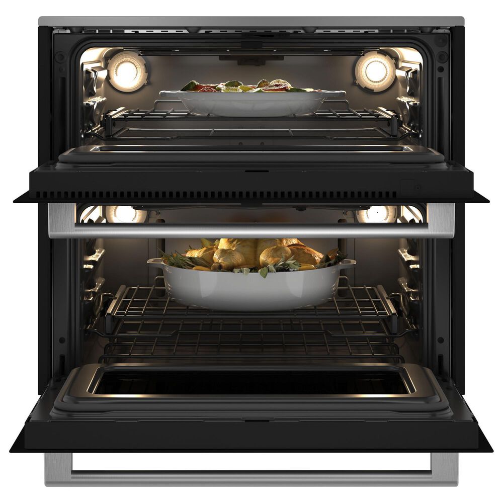 Cafe 30 " Smart BuiltIn Twin Flex Single Wall Oven in Platinum Glass