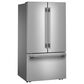 KitchenAid 4-Piece Kitchen Package with 31 Cu. Ft. French Door Refrigerator and 5 Cu. Ft. Smart Freestanding Gas Range in Stainless Steel, , large