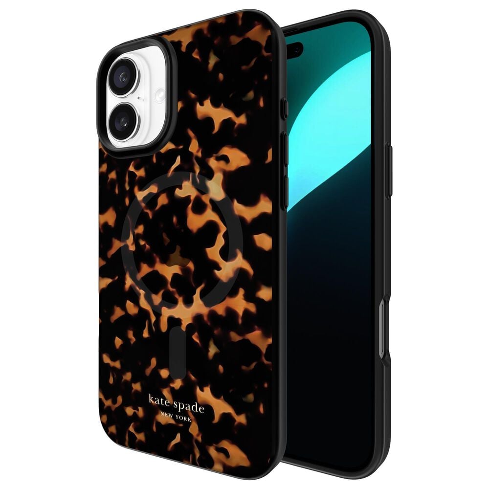 Kate Spade Protective MagSafe Case for iPhone 16 Plus in Tortoiseshell, , large