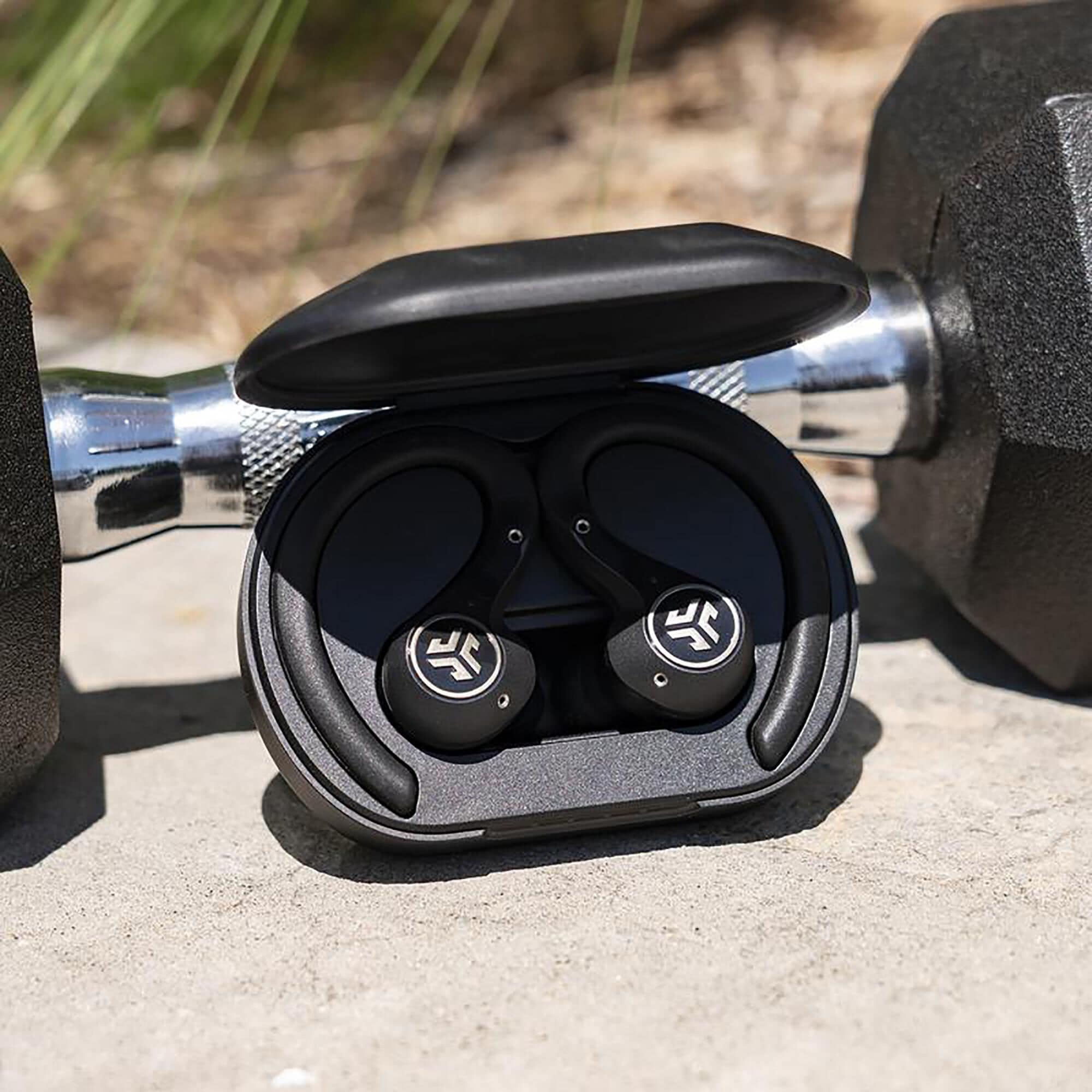 JLab Epic Air Sport ANC True Wireless Earbuds in Black NFM