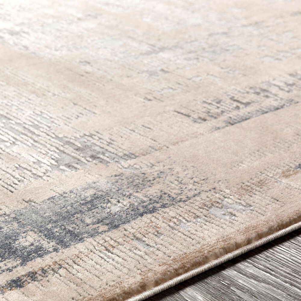Surya Alpine 5&#39;3&quot; x 7&#39;3&quot; Taupe, Gray, Charcoal and Medium Brown Area Rug, , large