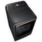 Samsung 5.5 Cu. Ft. Smart Top Load Impeller Washer and 7.4 Cu. Ft. Electric Dryer in Brushed Black, , large