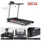 Sunny Health & Fitness Pace 500 Smart Auto Incline Folding Treadmill in Black, Grey and Red, , large