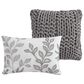 Hallmart Collectibles Impress 5-Piece King Comforter Set in Ivory and Gray, , large