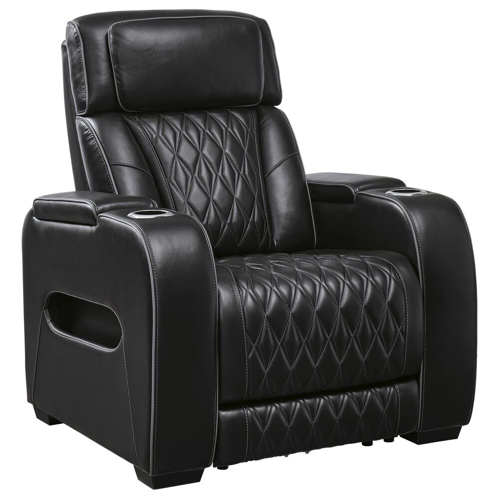 Ashley Boyington 3-Piece Power Reclining Living Room Set in Black, , large
