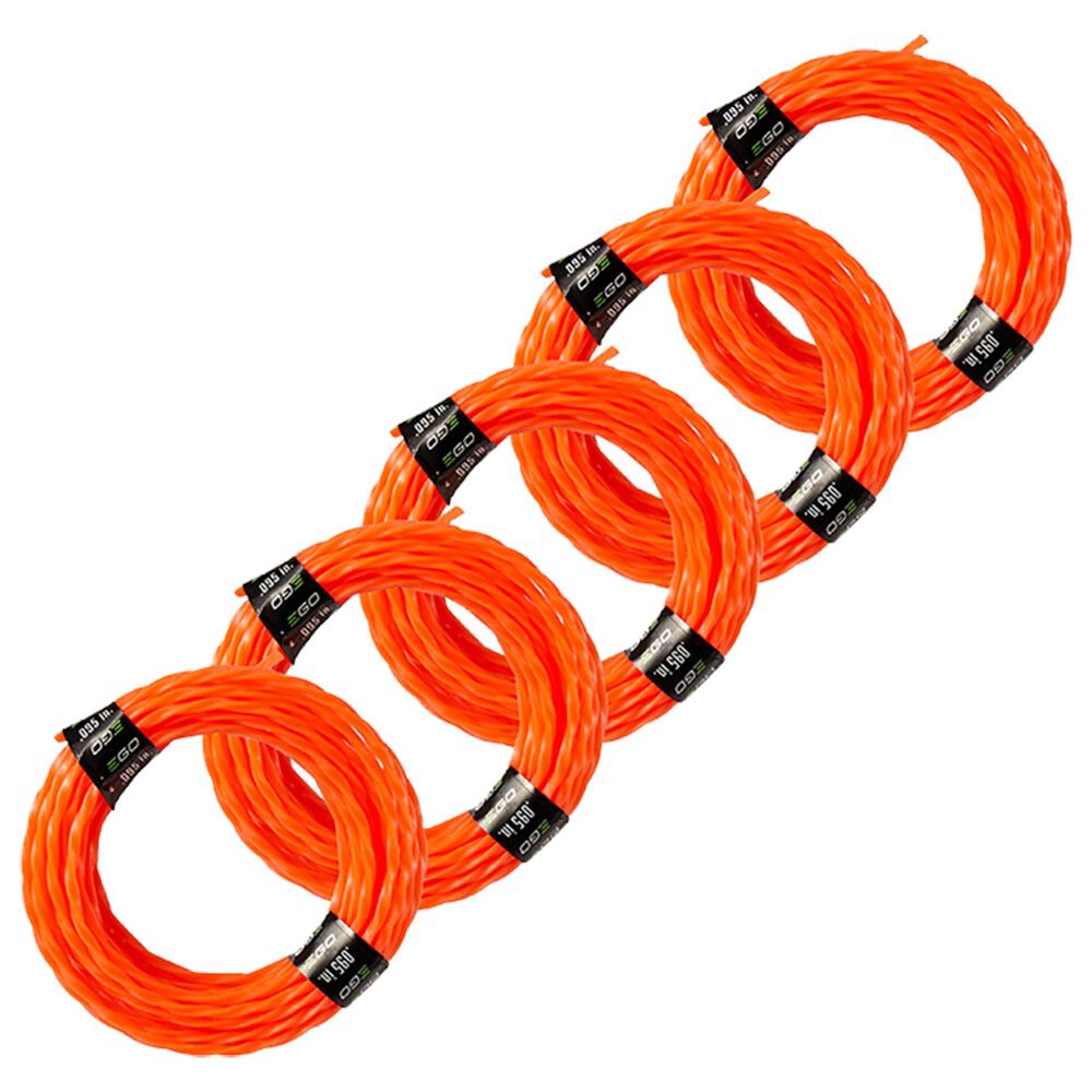 EGO 5-Pack 0.095" Pre-Cut Twisted Trimmer Line in Orange, , large