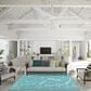 Dalyn Rug Company Harbor HA9 6" x 9" Ocean Indoor/Outdoor Area Rug, , large
