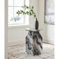Ashley Wrenlane Accent End Table in White, Gray, Taupe and Black, , large