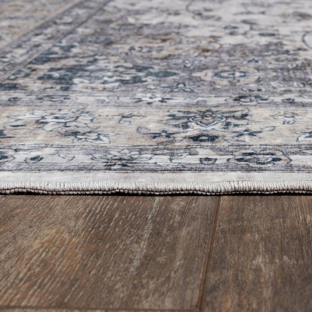 Momeni Karachi KAR-7 2&#39;3&quot; x 8&#39; Gray Runner, , large