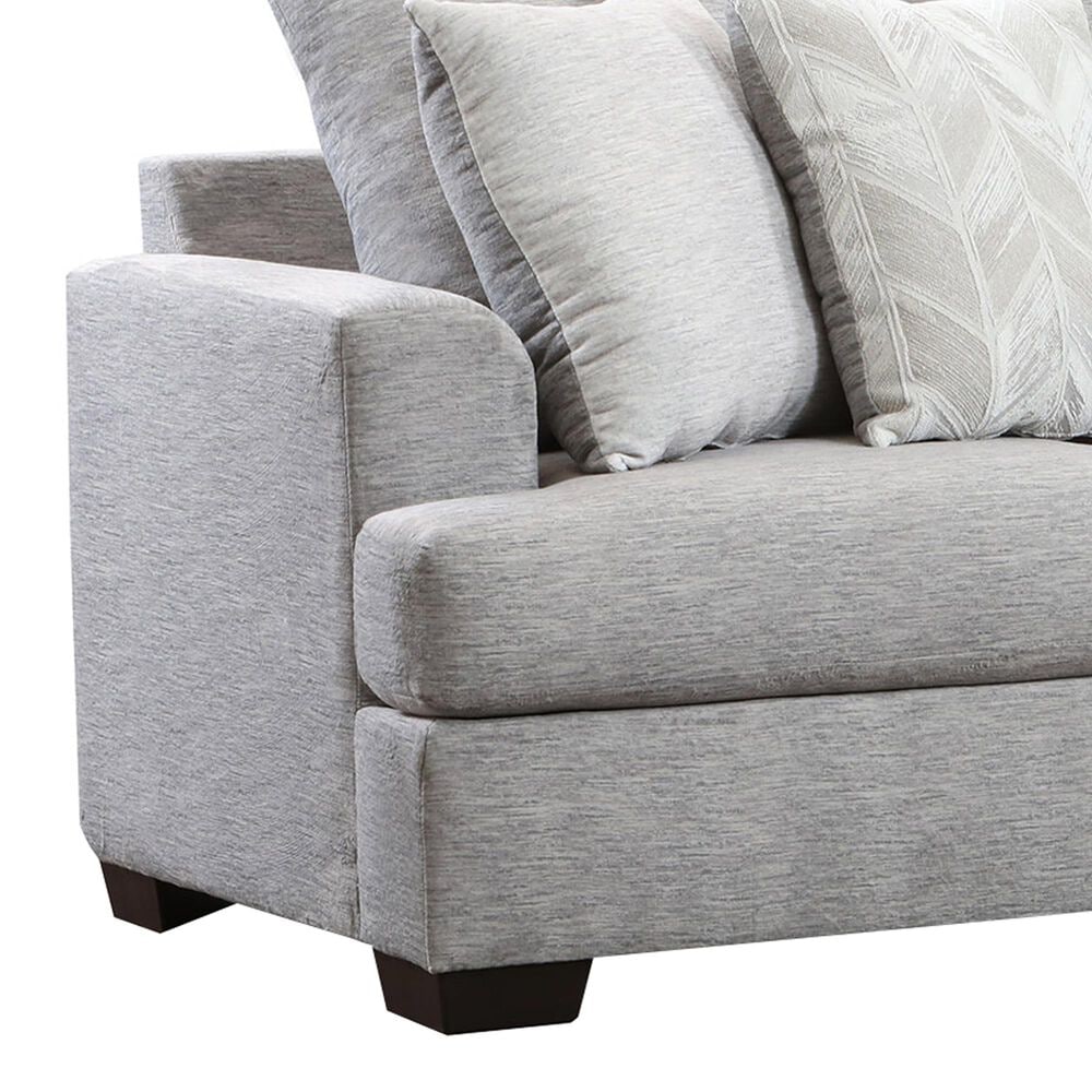 Northwestern Leia Stationary Sofa in Pewter, , large