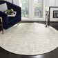 Safavieh Marbella MRB631A 6" Round Light Grey and Ivory Area Rug, , large