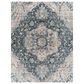 Surya Cardiff CDF-2307 Deep Teal, Blue, Light Gray, Medium Gray, Charcoal and Camel 9" x 12"2" Area Rug, , large