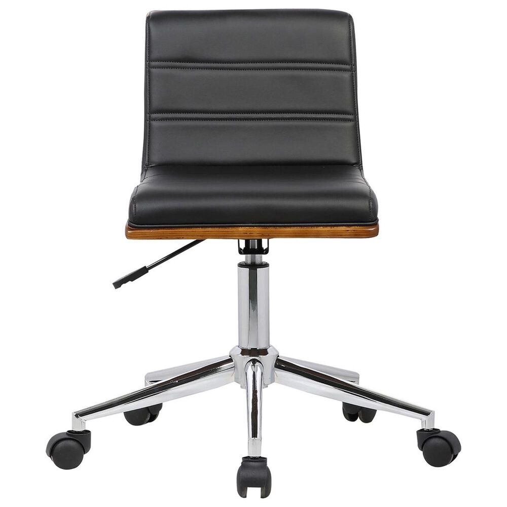 Blue River Bowie Office Chair in Black and Chrome, , large