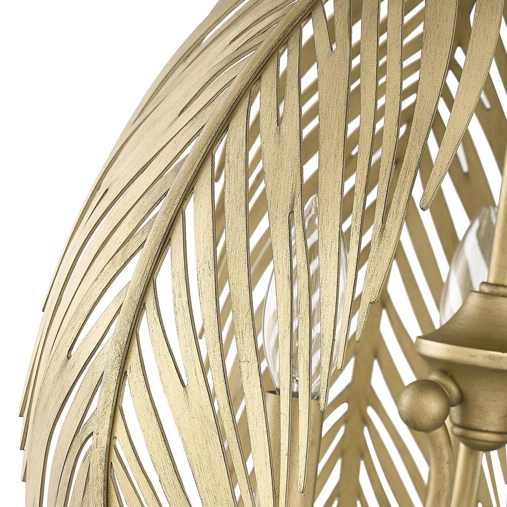 Golden Lighting Cay 3-Light Pendant in Vintage Fired Gold, , large