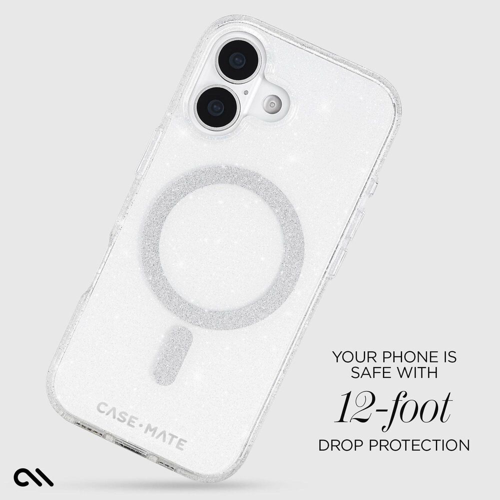 Case-Mate Twinkle MagSafe Case for iPhone 17 in Twilight Silver, , large