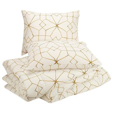 Peking Handicraft L"Orient 3-Piece Queen Duvet Set in White, , large