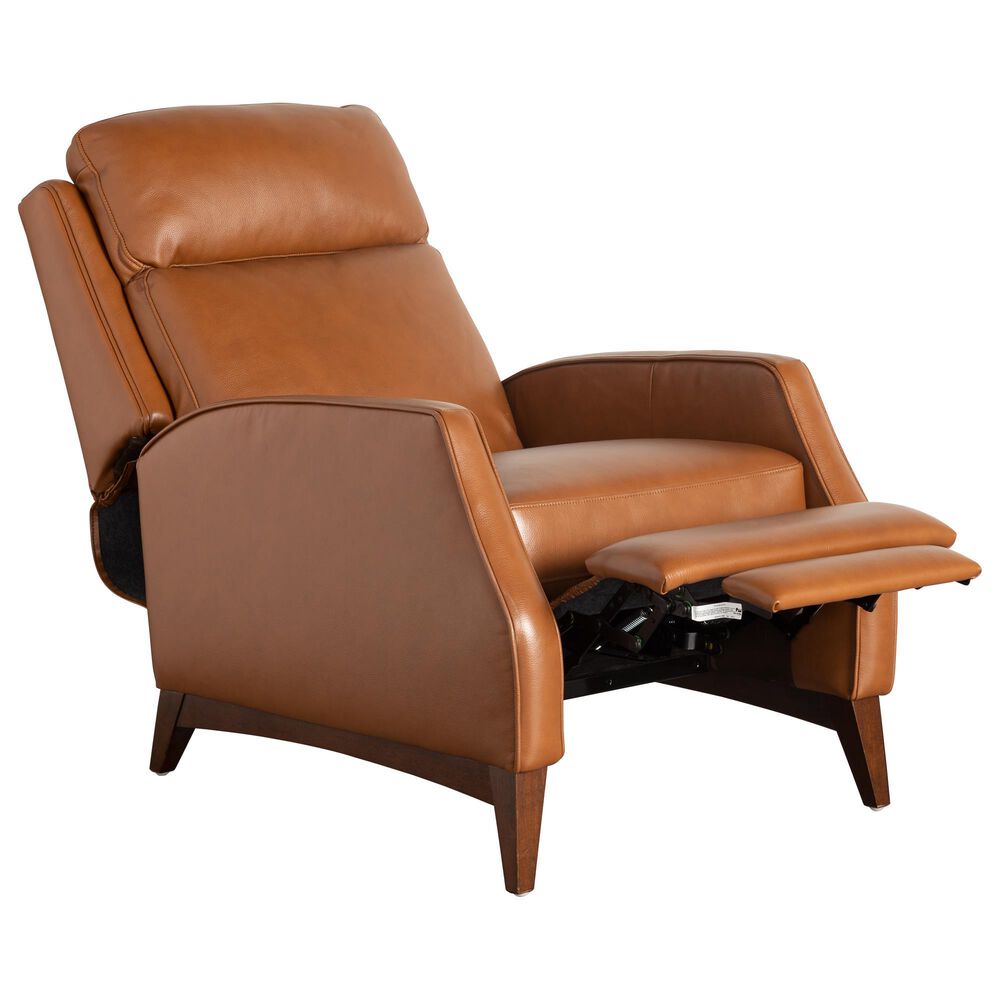Aurora Furnishings Leather Push Back High Leg Recliner in Palermo