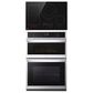LG 2-Piece Kitchen Package with Print Proof Stainless Steel 6.4 Cu. Ft. Smart Combination Wall Oven and Black 30" Induction Cooktop, , large
