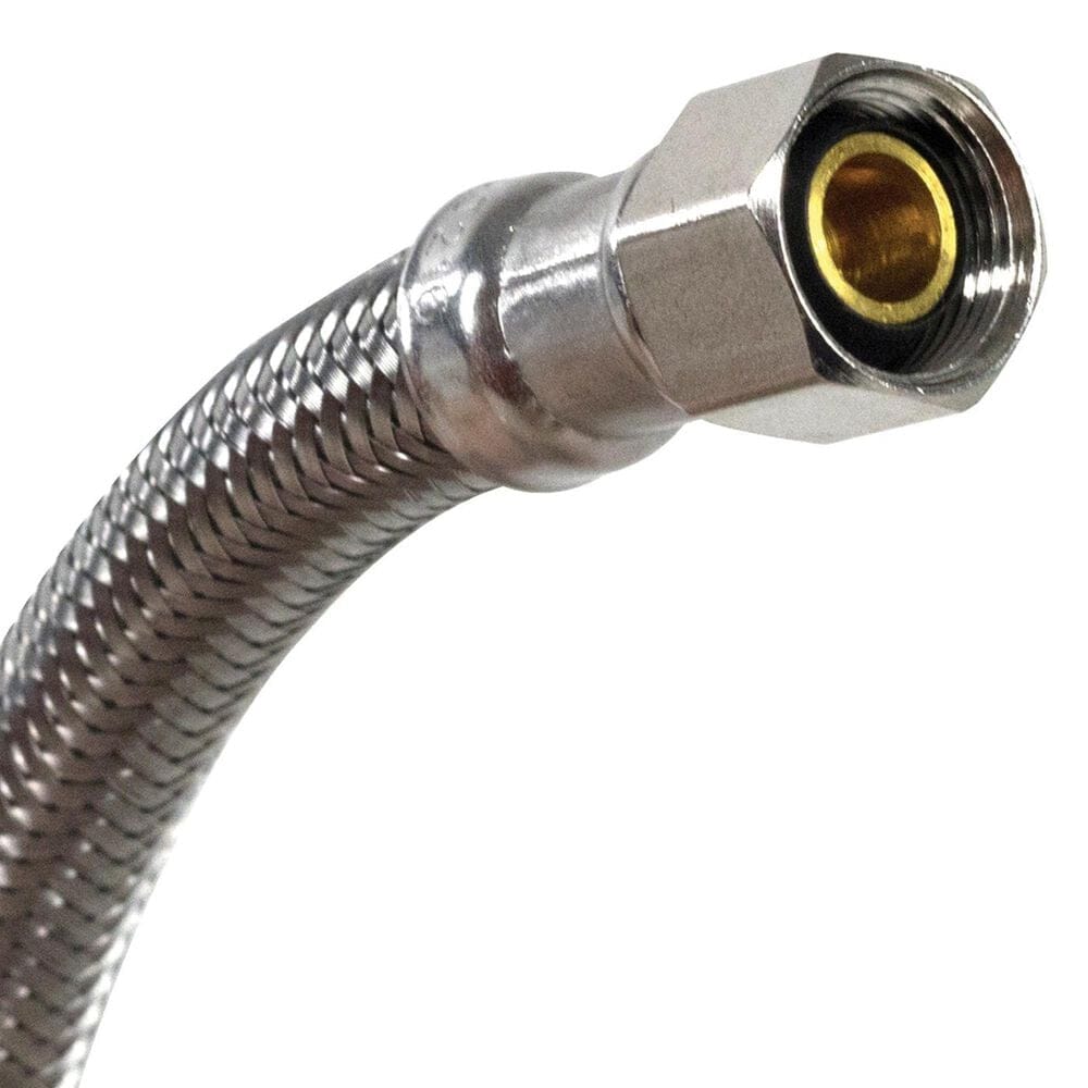 Petra Industries Inc Braided Stainless Steel Dishwasher Connector with Elbow, 8ft, , large