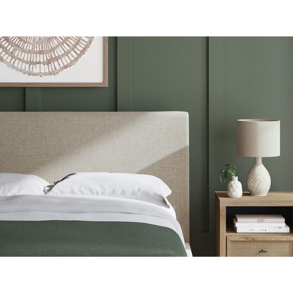 Ashley Queen Upholstered Bed and Two Nightstands, , large