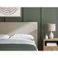 Ashley Queen Upholstered Bed and Two Nightstands, , large
