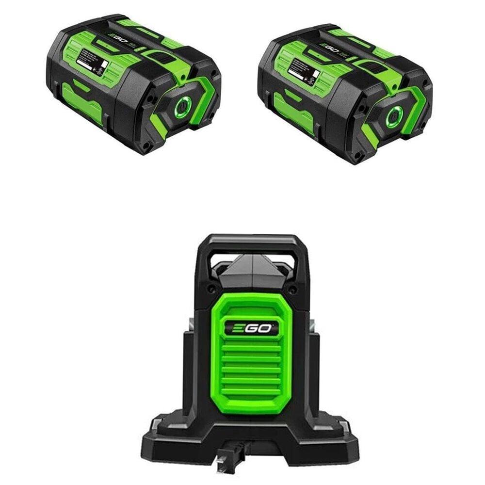 EGO EGO Mini Bike in Gray with 7.5Ah Battery 2pk and Dual-Port Charger Kit, , large