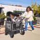 Wonderfold Elite Pro 2-Seater Stroller Wagon in Charcoal Gray, , large