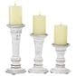 Maple and Jade 6", 8", 10" Decorative Candle Holder in White (Set of 3), , large