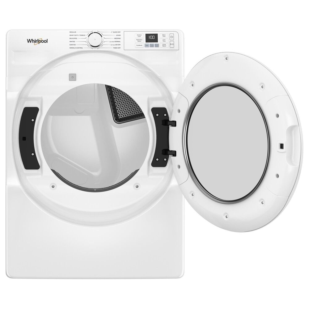 Whirlpool 4.5 Cu. Ft. Front Load Washer and 7.4 Cu. Ft. Electric Dryer Laundry Pair in White, , large