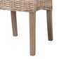 Baxton Studio Santiago Side Chair in Grey and Rustic Taupe, , large