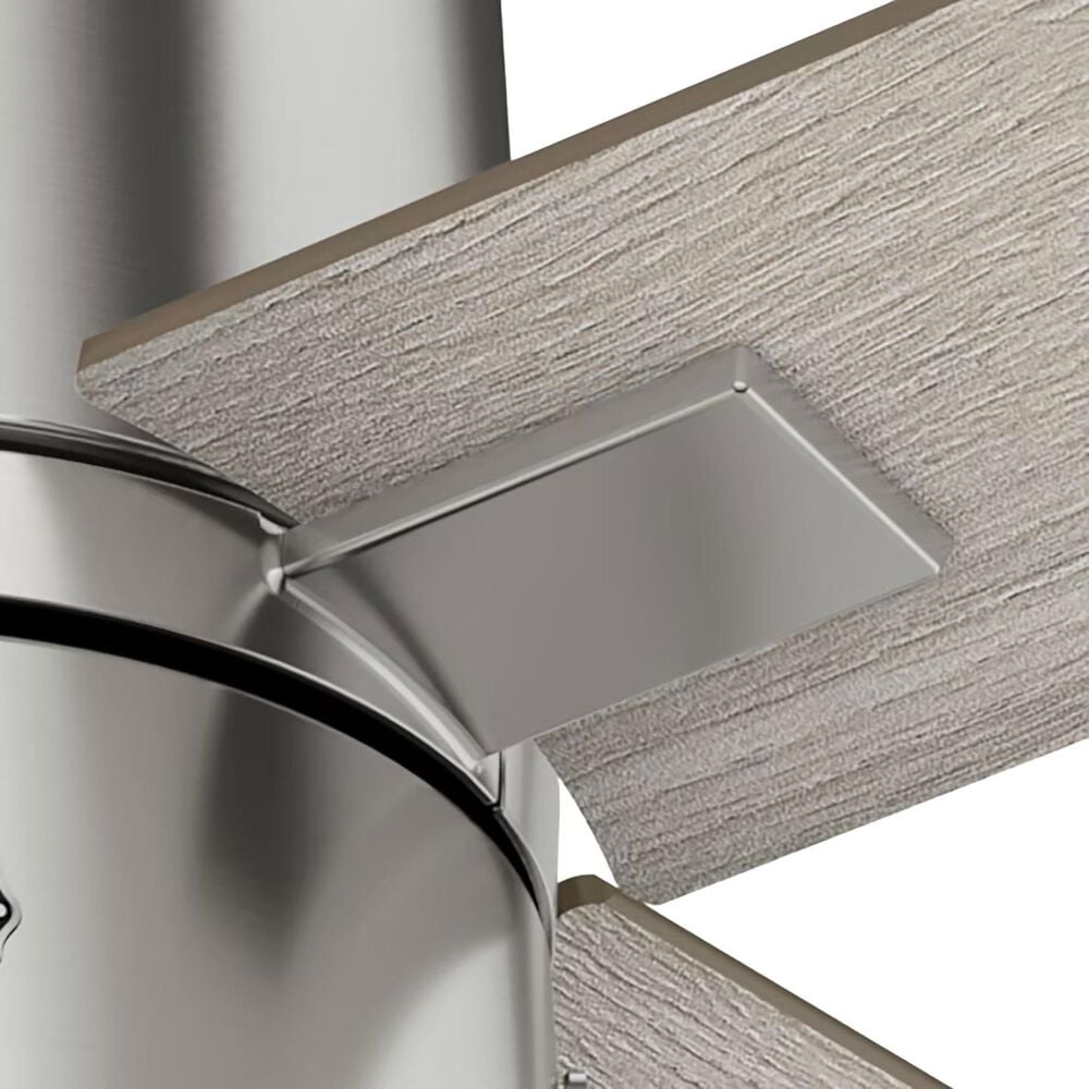 Hunter Beck 42&quot; Ceiling Fan with LED Lights in Brushed Nickel, , large