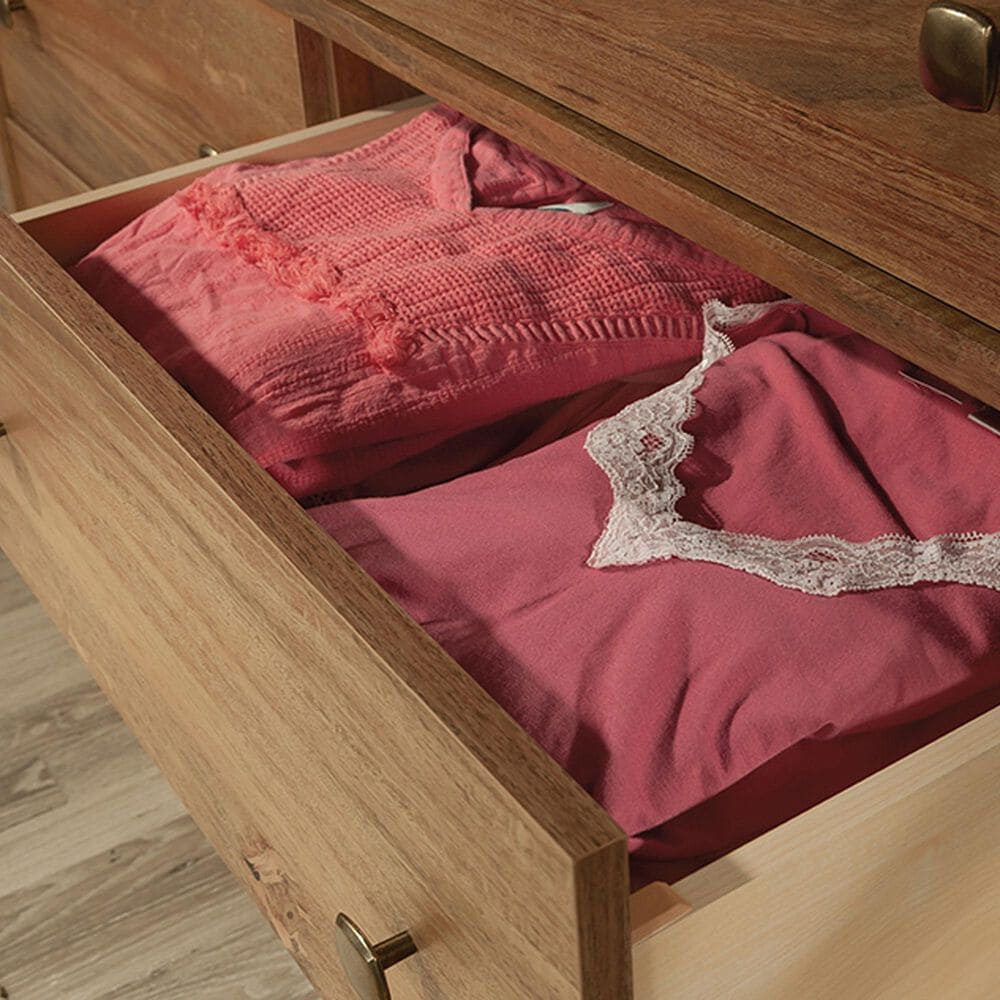 Sauder River Ranch 6-Drawer Dresser in Sindoori Mango, , large
