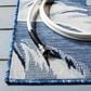 Safavieh Cabana CBN452H 4" x 6" Blue and Grey Indoor/Outdoor Area Performance Rug, , large