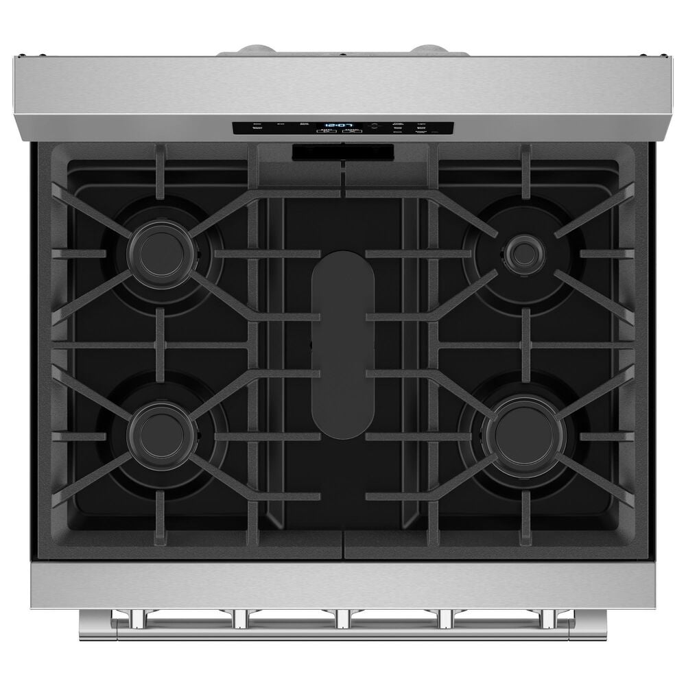 Maytag 5.0 Cu. Ft. Freestanding Gas Range with Steam Clean in Stainless Steel, , large